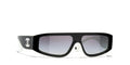 משקפי שמש של שאנל שחור-אפור | CHANEL CH6057 Mask Glasses Black-Grey