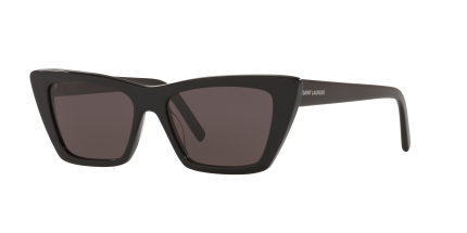 משקפי שמש סן לורן שחור מבריק-אפור | Saint Laurent SL 276 Black Shiny-Grey