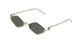 משקפי שמש של גוצ’י שחור כסוף | GUCCI GG1604S