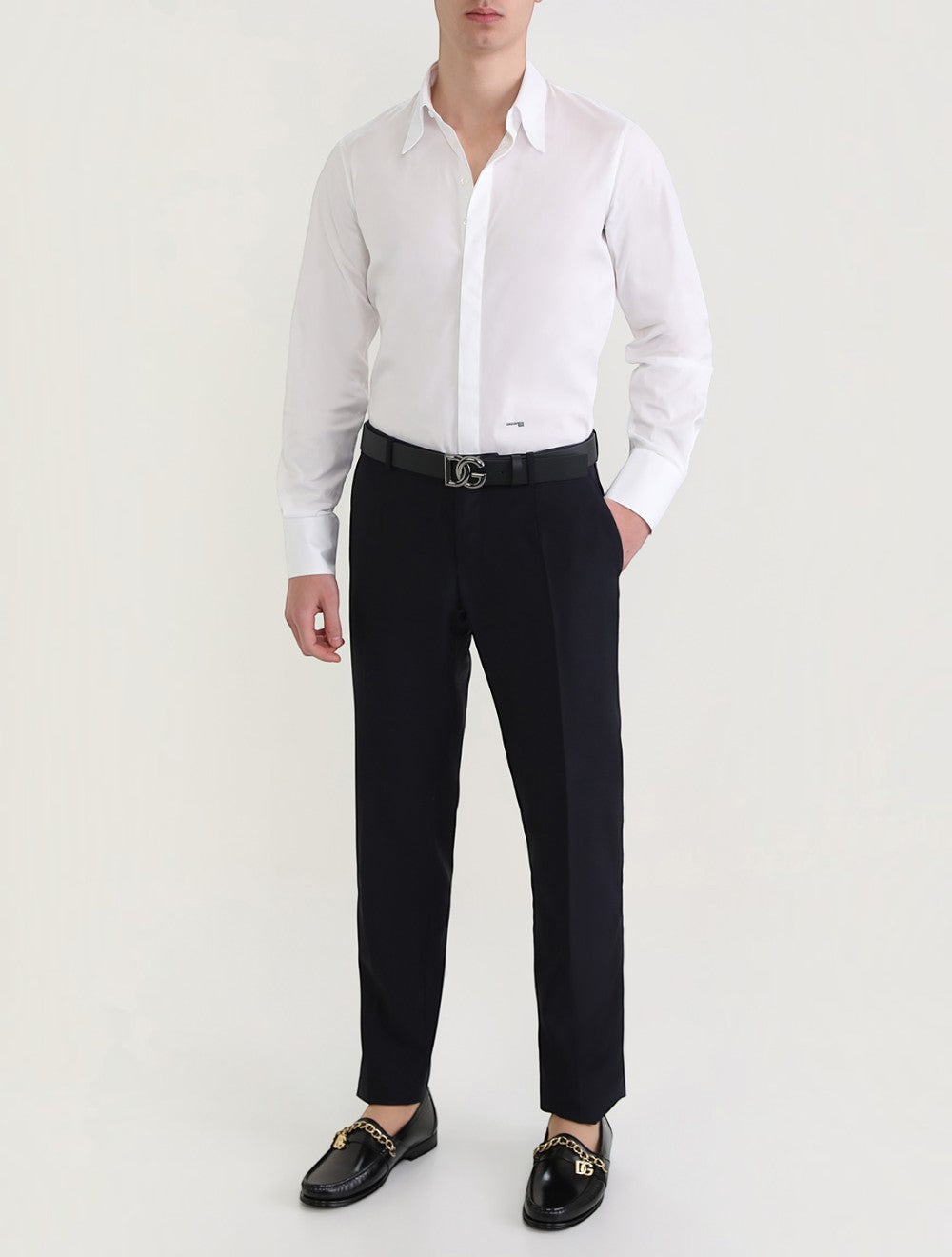 Calfskinv Dg Logo Belt