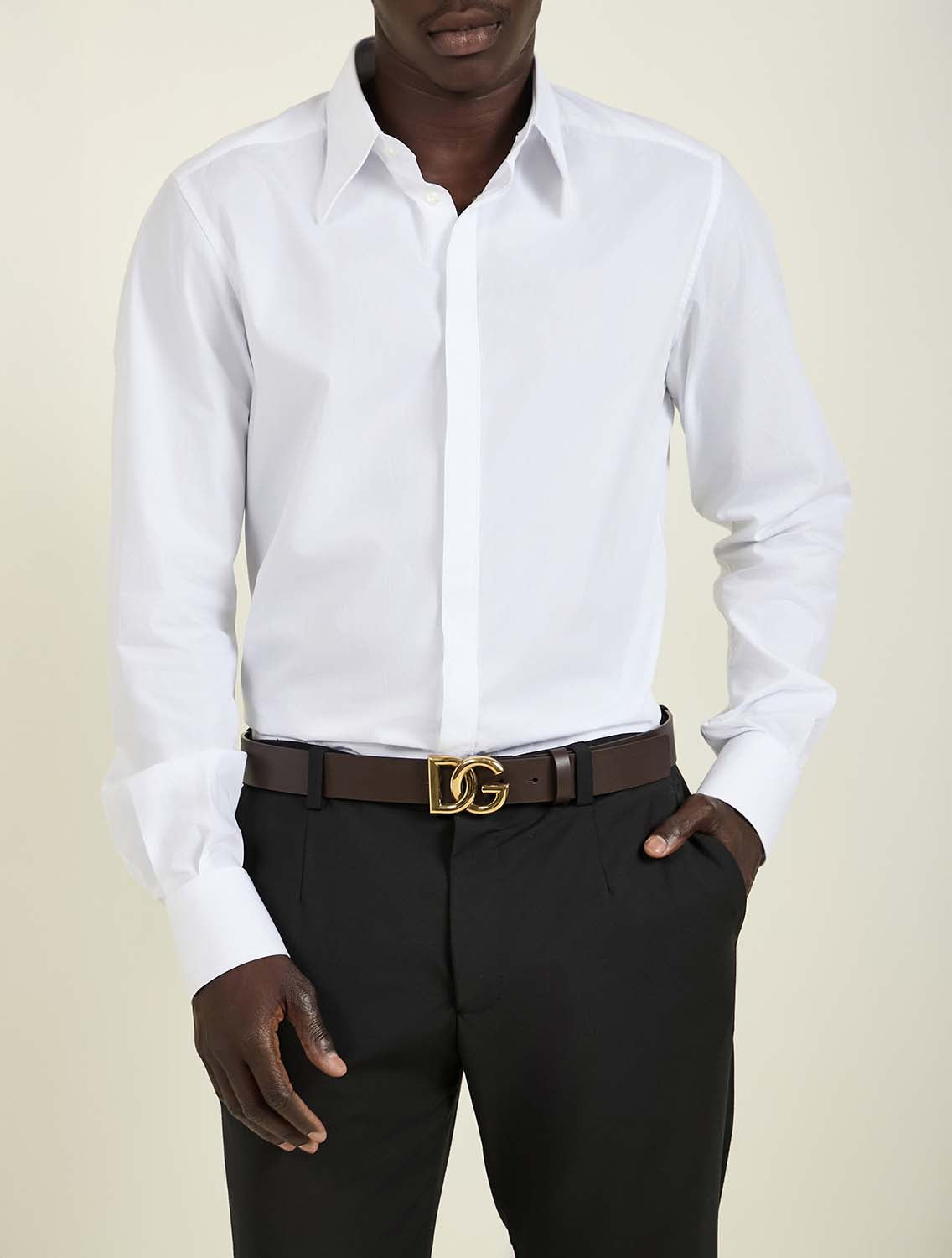 Calfskinv Dg Logo Belt