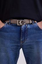 Calfskinv Dg Logo Belt
