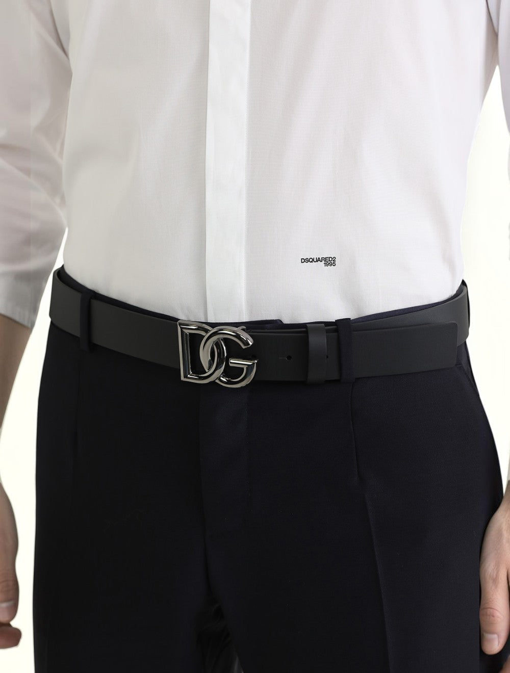 Calfskinv Dg Logo Belt