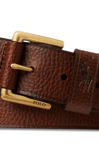 Signature Pony Leather Belt