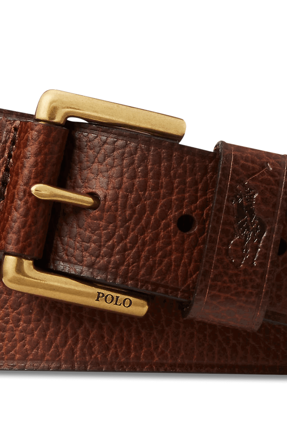 Signature Pony Leather Belt