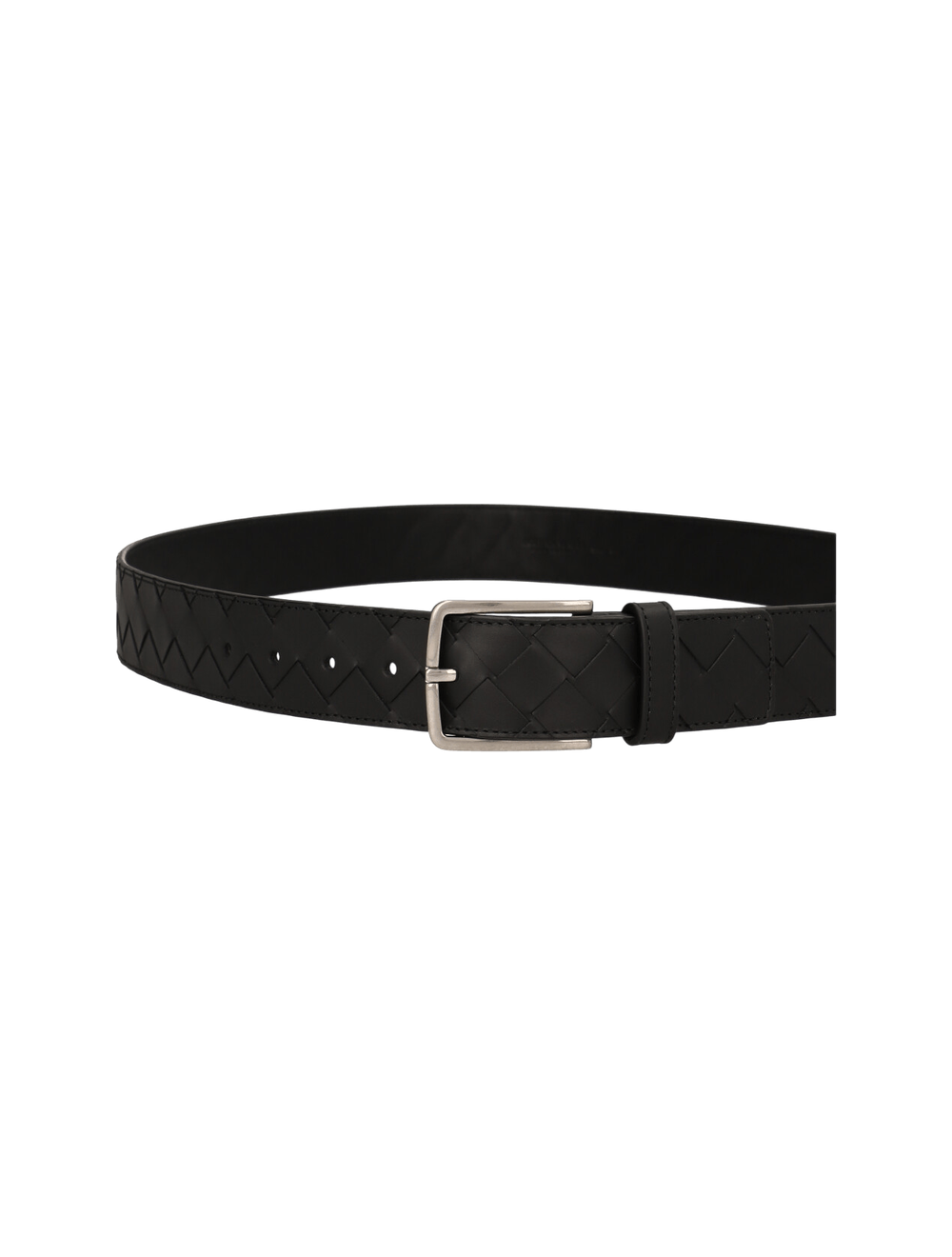 Intrecciato Leather Belt