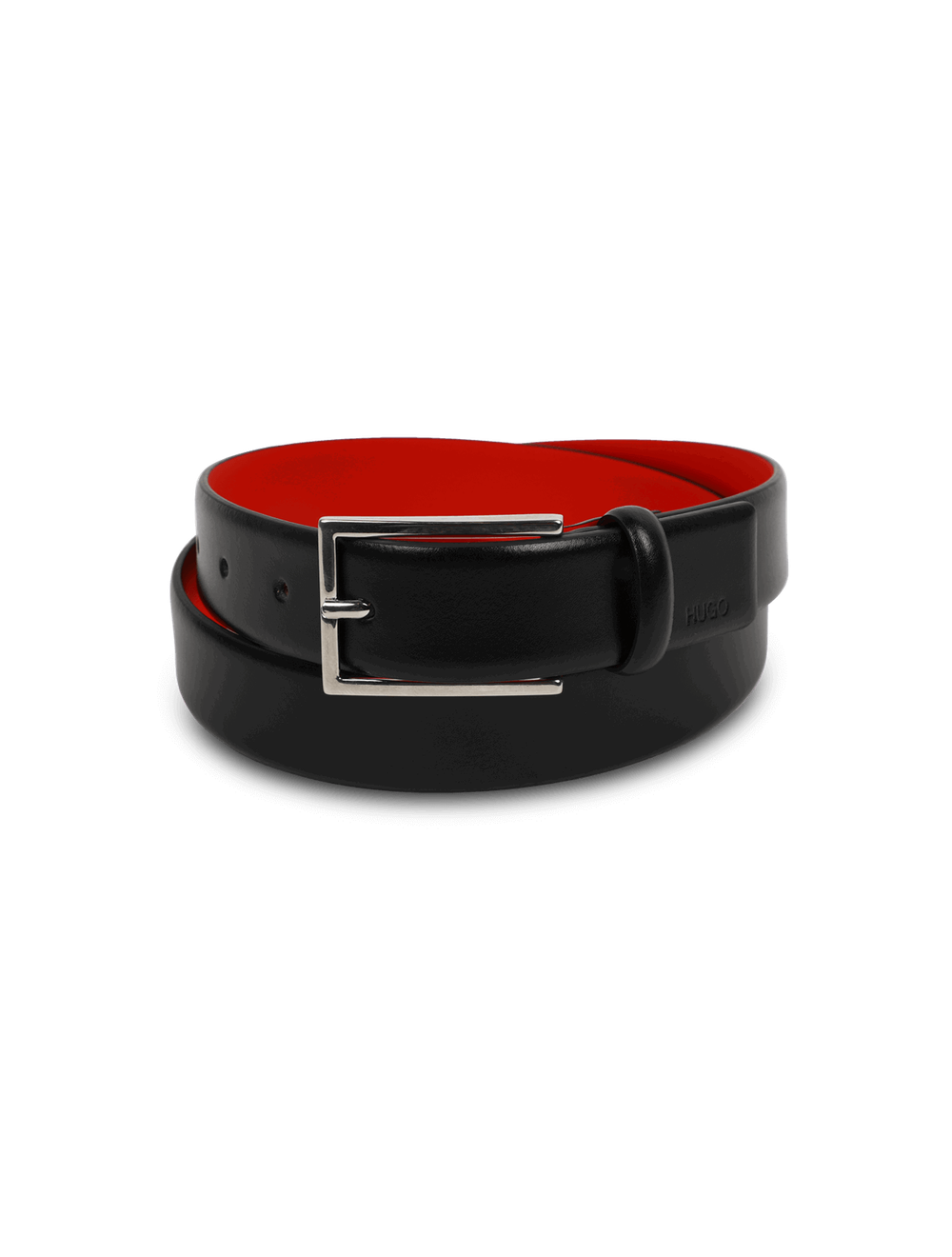 Leather Belt With Pin Buckle