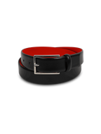 Leather Belt With Pin Buckle