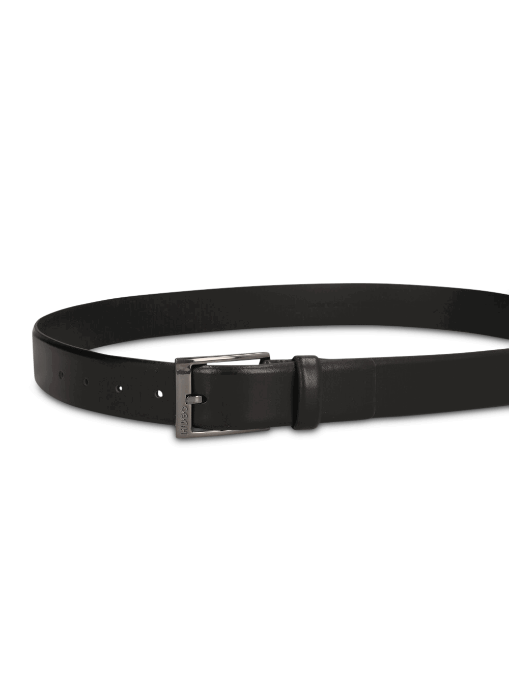 Leather Belt With Pin Buckle