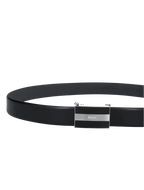 Leather Belt With Logo Buckle