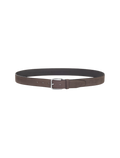 Nubuck Belt With Polished Pin Buckle