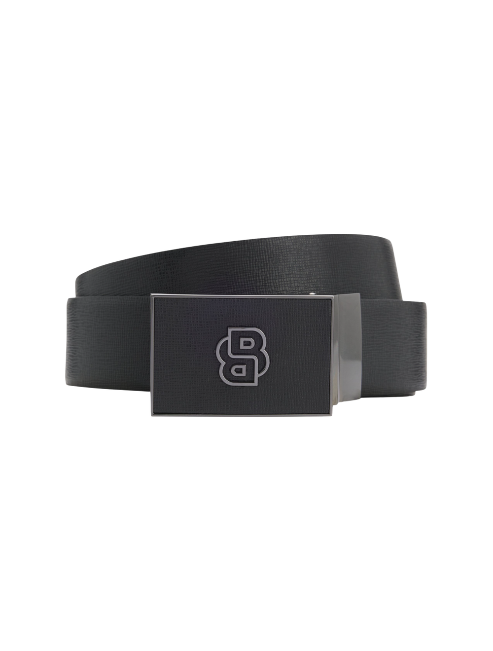 Reversible Leather Belt With Interchangeable Buckles