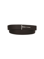 T Slim Soft Grain Leather Belt