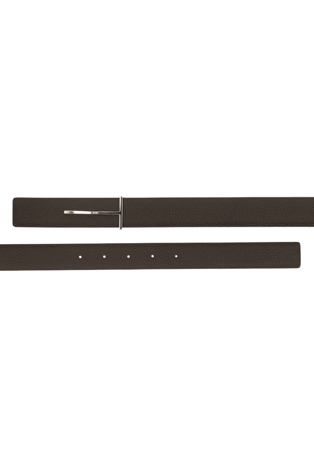 T Slim Soft Grain Leather Belt