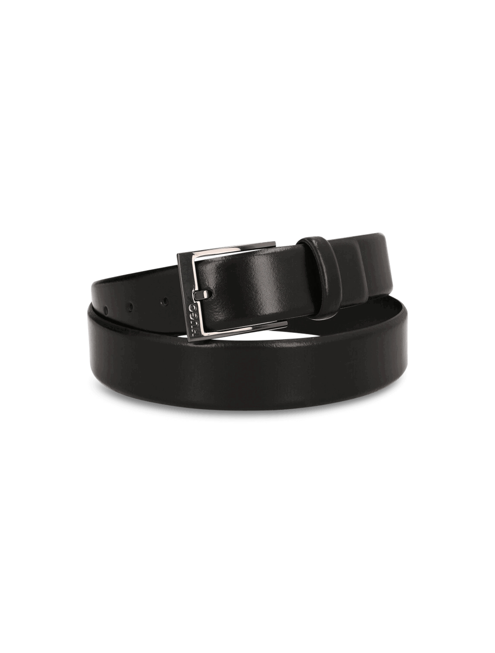 Leather Belt With Pin Buckle