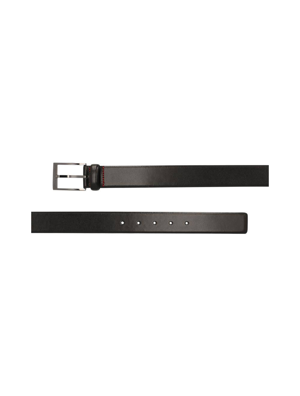 Leather Belt With Pin Buckle