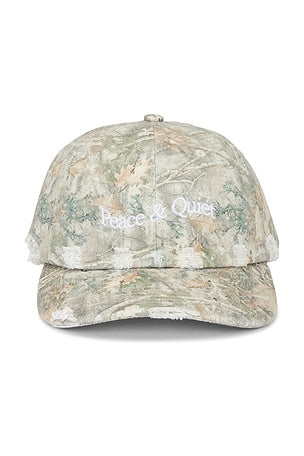 Museum of Peace and Quiet Wordmark Camo Dad Hat