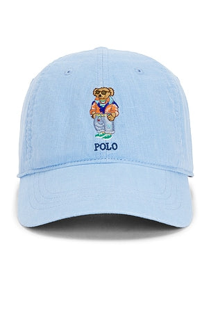 Polo Ralph Lauren Novelty Bear Linen Ball Cap
